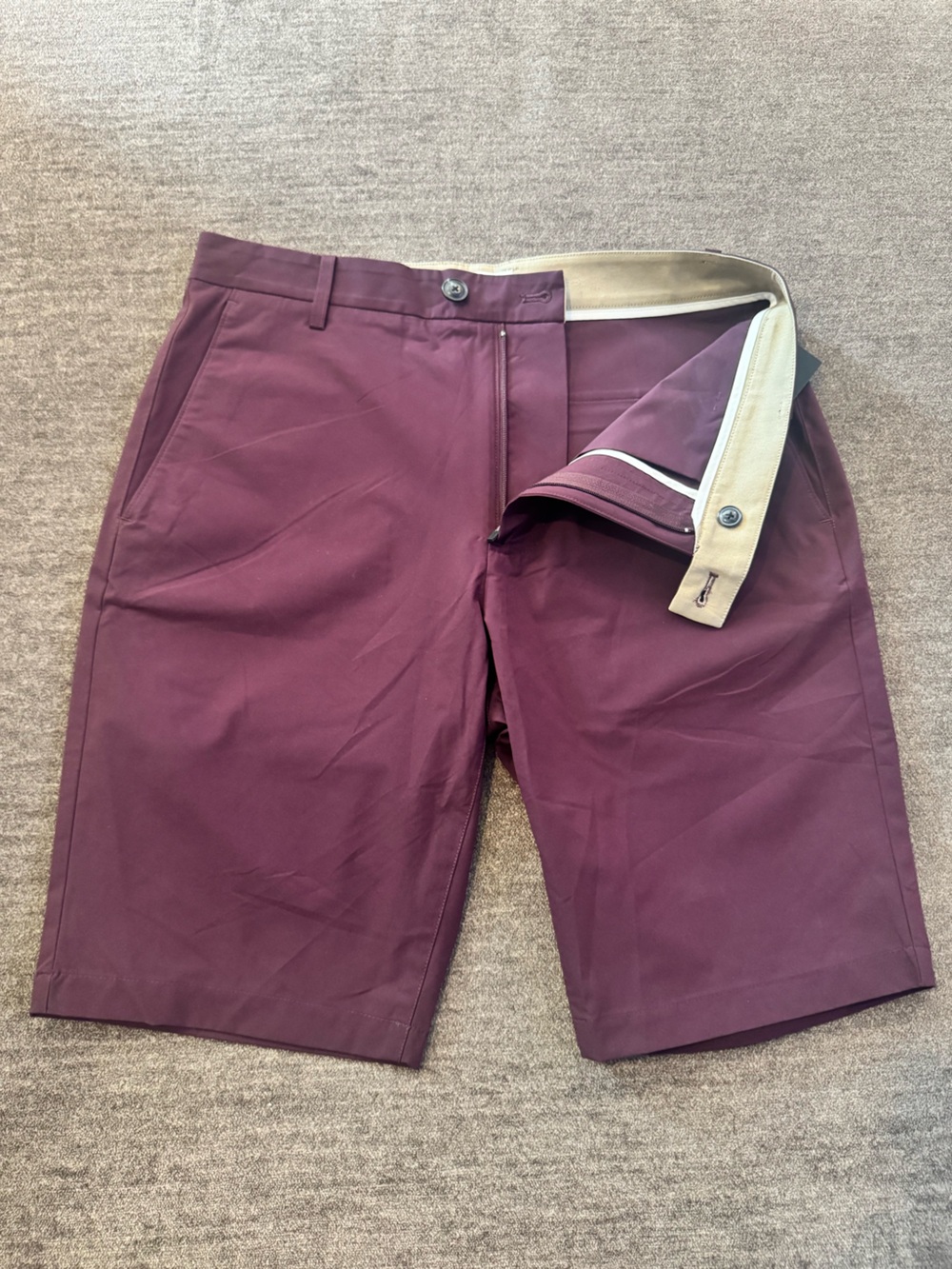7 For All Mankind Women's Burgundy Chinos